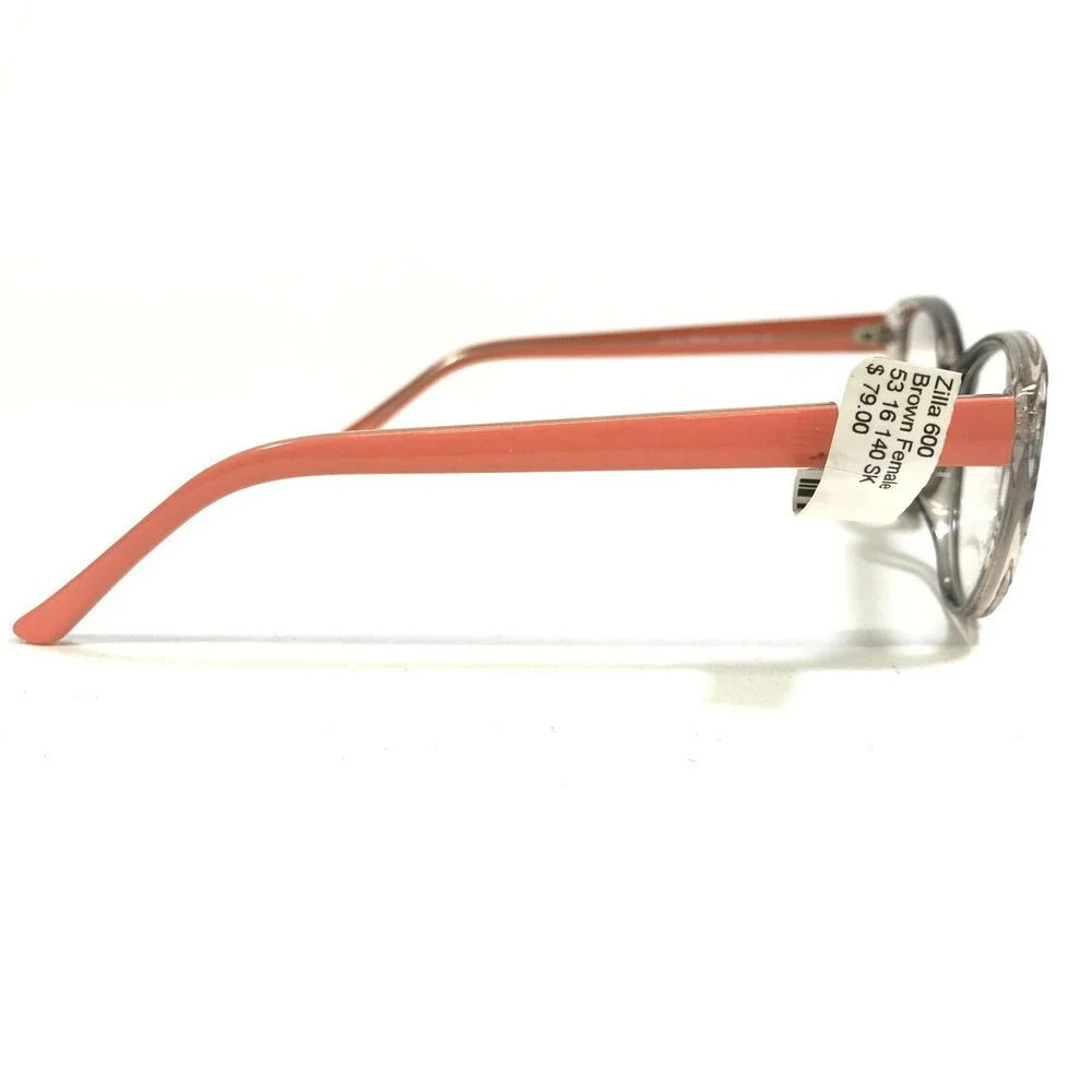 Affordable Designs Eyeglasses Frames ZILLA BROWN Cat Eye Full Rim 53-16-140